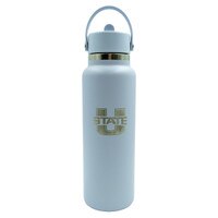 Hydro Flask 40 Oz Straw Cap Water Bottle Surf (blue) u-state engraved